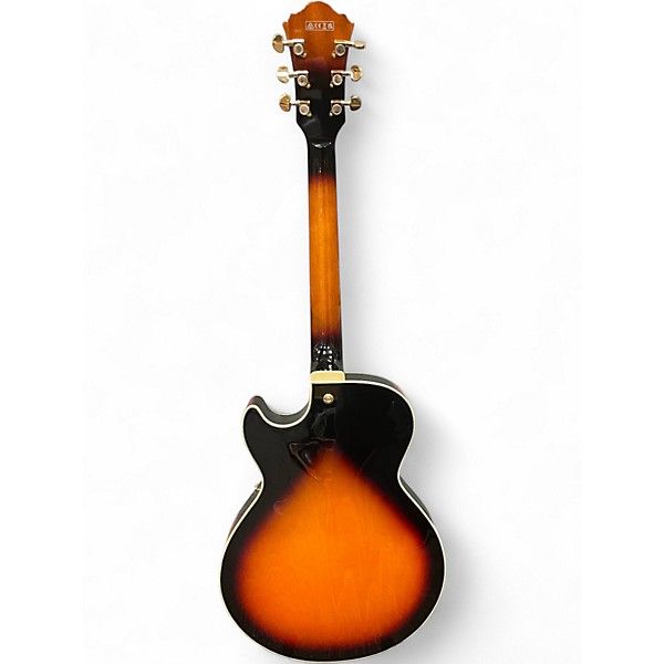 Used Ibanez AG75G Artcore 3 Color Sunburst Hollow Body Electric Guitar