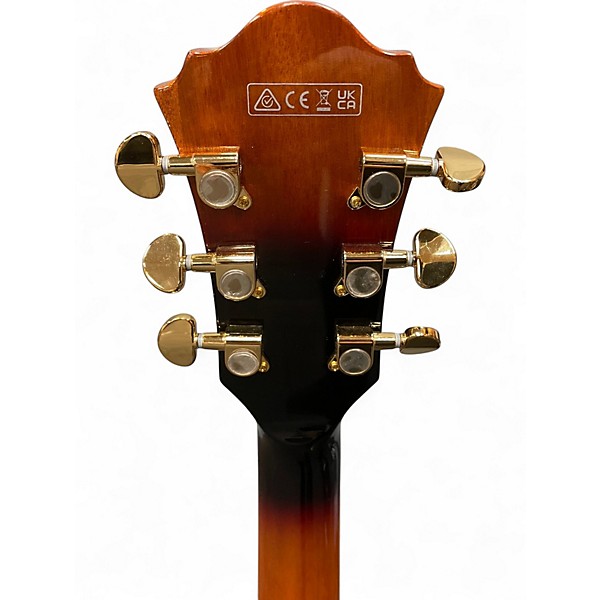 Used Ibanez AG75G Artcore 3 Color Sunburst Hollow Body Electric Guitar