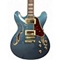 Used Ibanez AS73G Ice Blue Metallic Hollow Body Electric Guitar