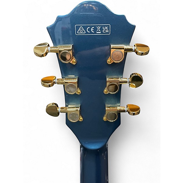 Used Ibanez AS73G Ice Blue Metallic Hollow Body Electric Guitar