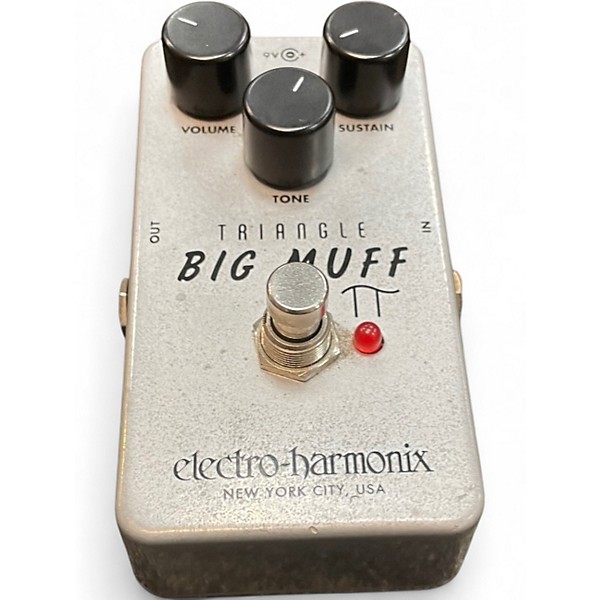 Used Electro-Harmonix Big Muff Triangle Pi Distortion Effect Pedal