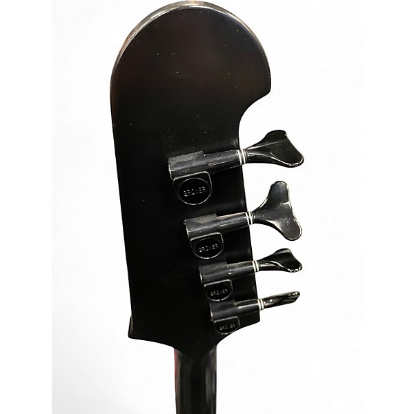 Used 2002 Gibson BLACKBIRD WORN BLACK Electric Bass Guitar