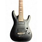 Used Schecter Guitar Research Demon 7 String Black Solid Body Electric Guitar
