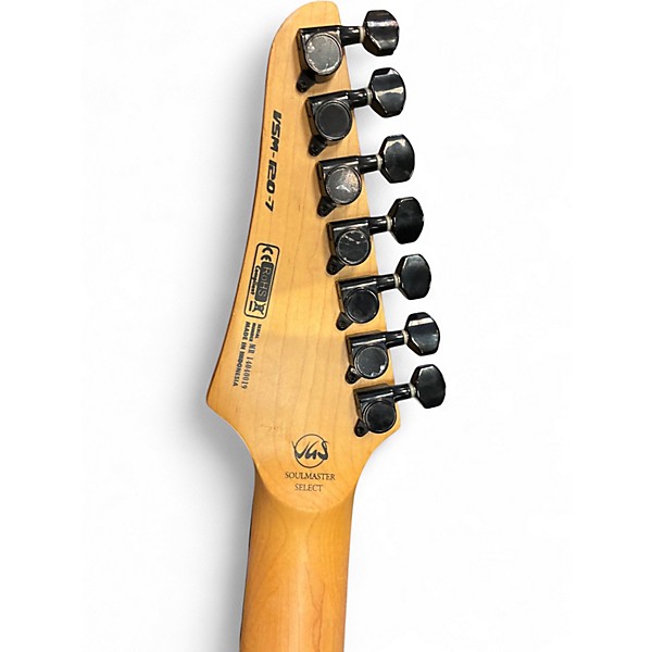 Used Vgs SOULMASTER Black Solid Body Electric Guitar