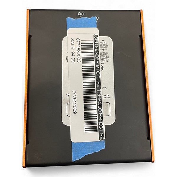 Used Fender MTG TUBE TREMOLO Effect Pedal