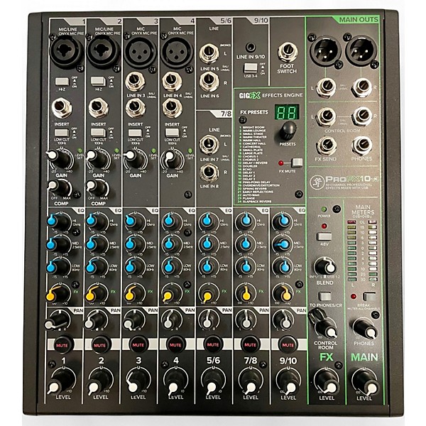 Used Mackie PROFX10 Unpowered Mixer