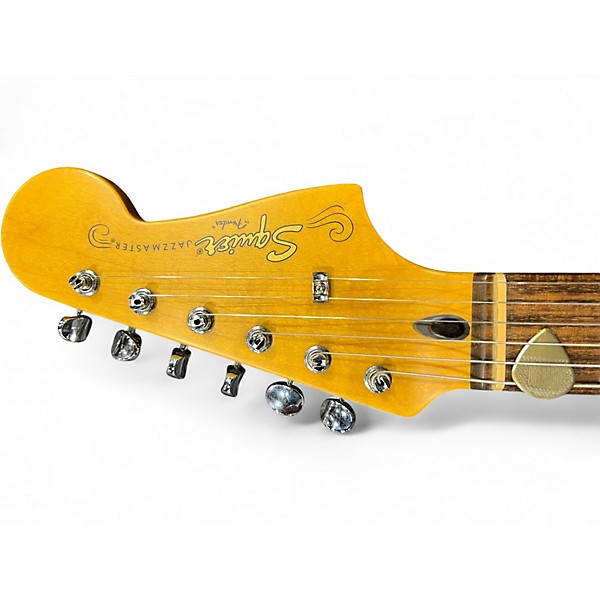 Used Squier Classic Vibe 60s Jazzmaster white and gold Solid Body Electric Guitar