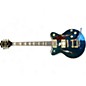 Used 2021 Gretsch Guitars G2657TG Emerald Green Hollow Body Electric Guitar thumbnail