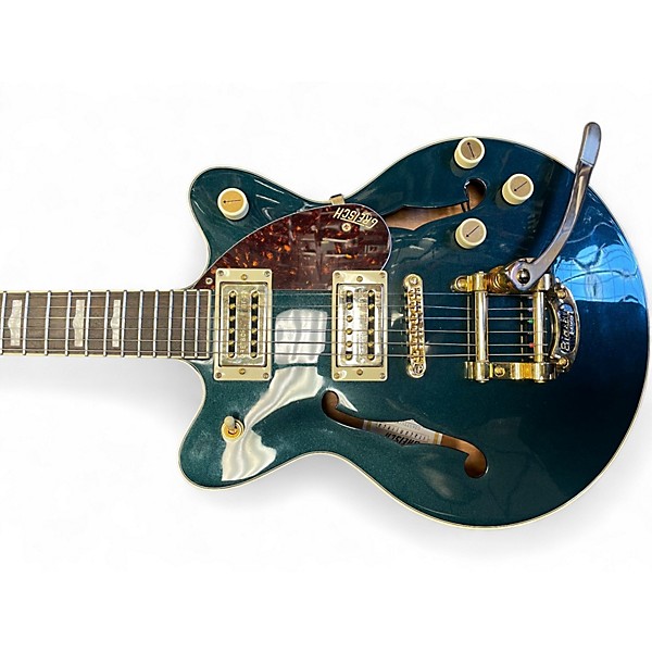 Used 2021 Gretsch Guitars G2657TG Emerald Green Hollow Body Electric Guitar