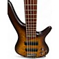 Used Ibanez SR505 5 String Brown Sunburst Electric Bass Guitar