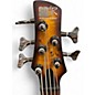 Used Ibanez SR505 5 String Brown Sunburst Electric Bass Guitar