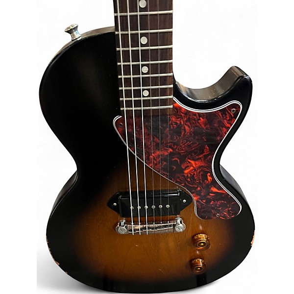 Used Gibson LES PAUL JR Sunburst Solid Body Electric Guitar