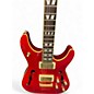 Used Schecter Guitar Research CSH-1 Crimson Red Trans Hollow Body Electric Guitar