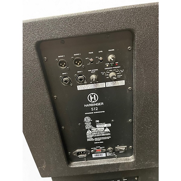 Used Harbinger S12 Powered Subwoofer