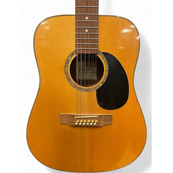 Used Johnson GJ670 natural 12 String Acoustic Guitar
