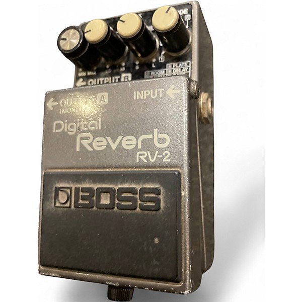 Used BOSS RV2 Digital Reverb Effect Pedal