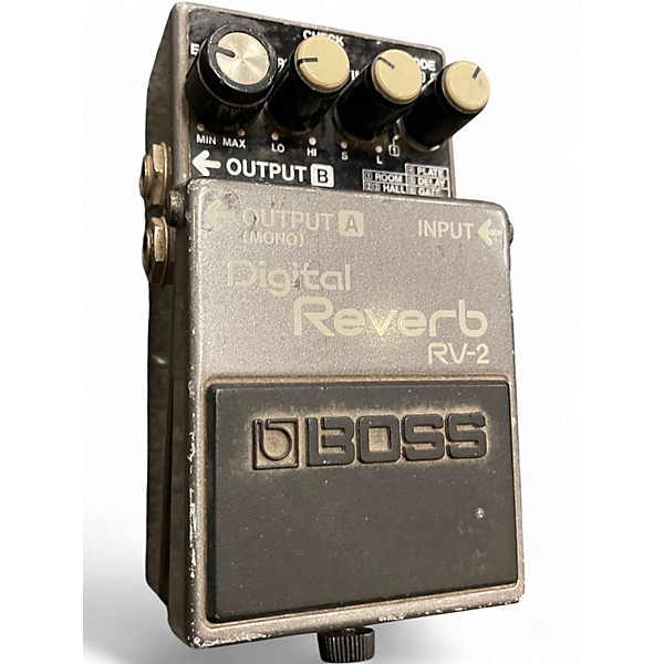 Used BOSS RV2 Digital Reverb Effect Pedal