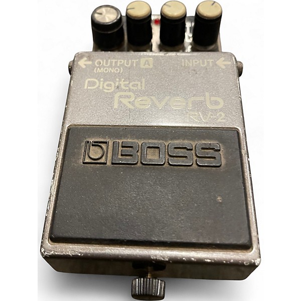 Used BOSS RV2 Digital Reverb Effect Pedal