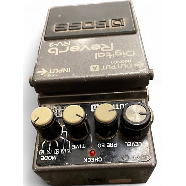 Used BOSS RV2 Digital Reverb Effect Pedal