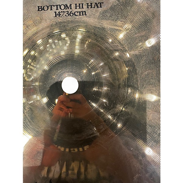 Used Zildjian 14in A Custom Hi Hat Bottom Cymbal
