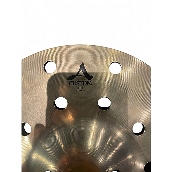 Used Zildjian 10in A Custom EFX Crash Cymbal