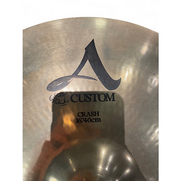 Used Zildjian 16in A Custom Crash Cymbal
