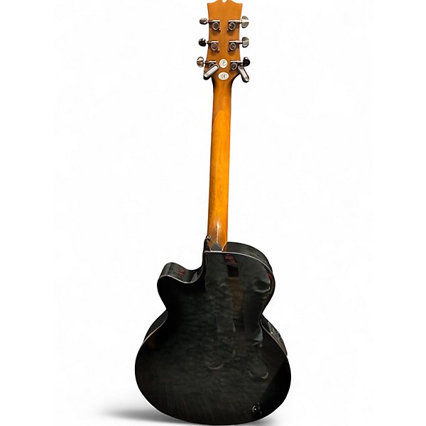 Used 2024 Mitchell MX430Q QUILTY BLACK Acoustic Electric Guitar