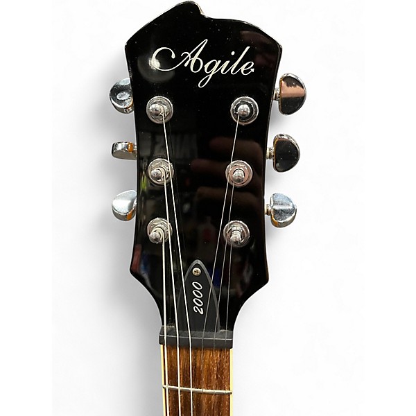 Used Agile Single Cut Tangerine Solid Body Electric Guitar