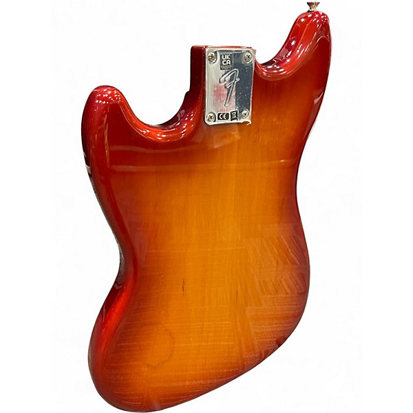 Used Fender Player Mustang Bass PJ Sienna Burst Electric Bass Guitar