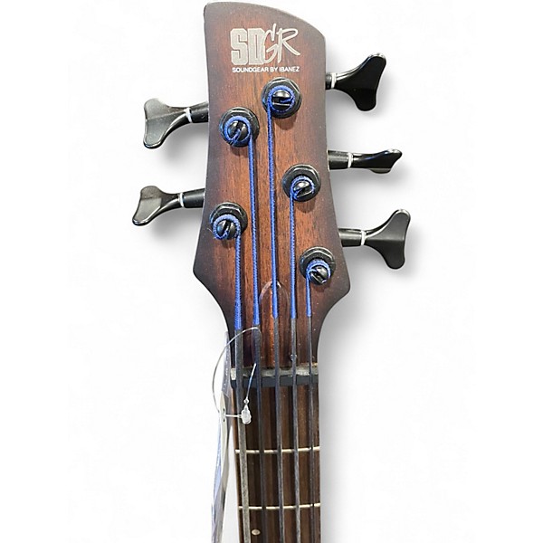 Used Ibanez SRH505 Natural Electric Bass Guitar