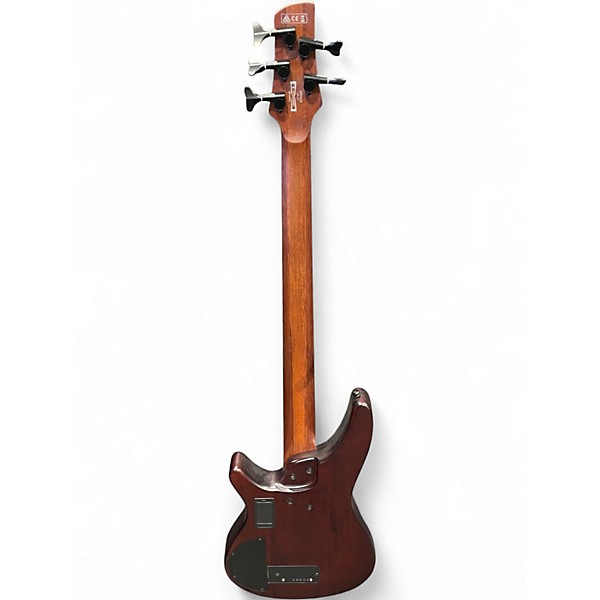 Used Ibanez SRH505 Natural Electric Bass Guitar