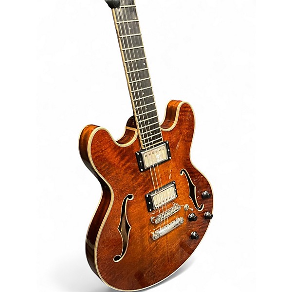 Used Eastman t185mx Mahogany Hollow Body Electric Guitar