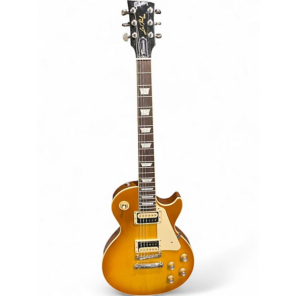 Used Gibson Les Paul Classic Honey Burst Solid Body Electric Guitar