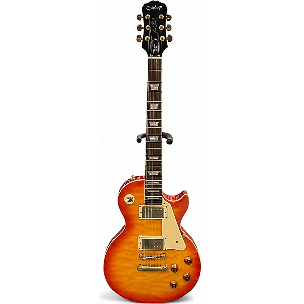 Used Epiphone Les Paul Ultra Cherry Sunburst Solid Body Electric Guitar