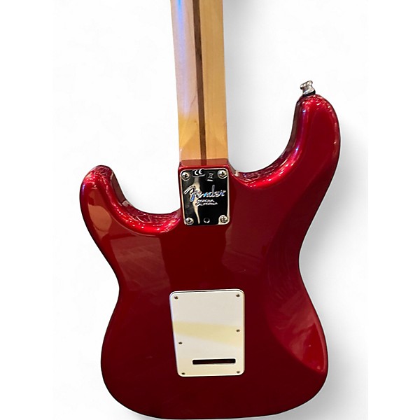 Used Fender American Professional Stratocaster with Rosewood Neck Candy Apple Red Solid Body Electric Guitar