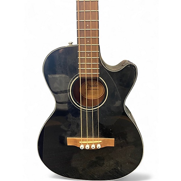 Used Fender CB60SCE BLACK Acoustic Bass Guitar