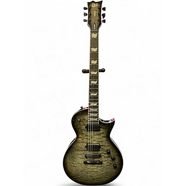 Used ESP LTD EC1000T CHARCOAL BURST Solid Body Electric Guitar