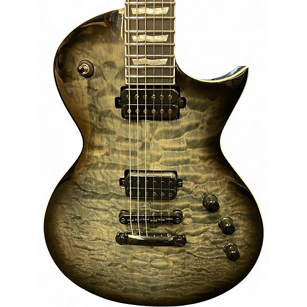 Used ESP LTD EC1000T CHARCOAL BURST Solid Body Electric Guitar