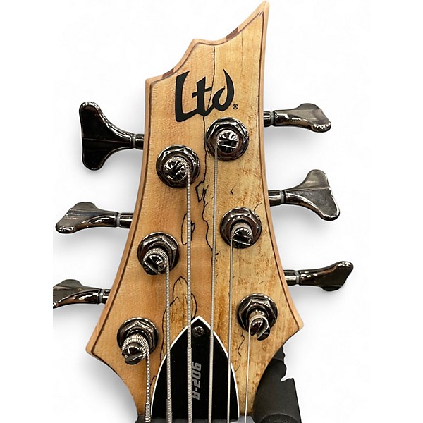 Used ESP LTD B206SM 6 String Spalted Maple Electric Bass Guitar