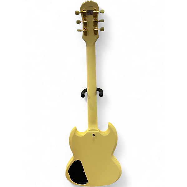 Used Epiphone Les Paul Custom SG Cream Solid Body Electric Guitar