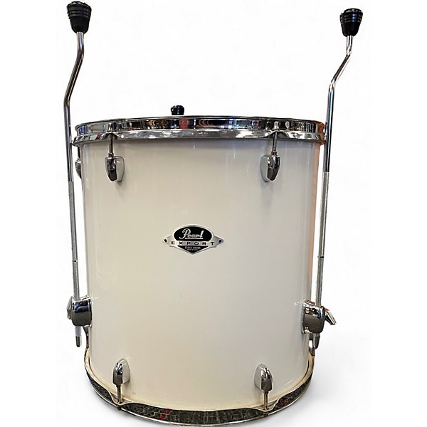 Used Pearl 5 Piece Export Pure White Drum Kit