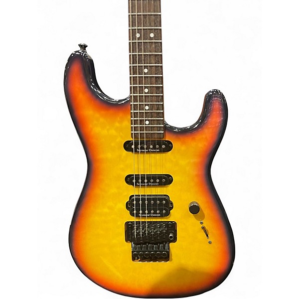 Used Charvell pro mod wild card 3 Color Sunburst Solid Body Electric Guitar