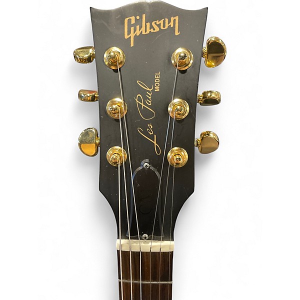 Used 2015 Gibson Les Paul CM 2015 Black Solid Body Electric Guitar