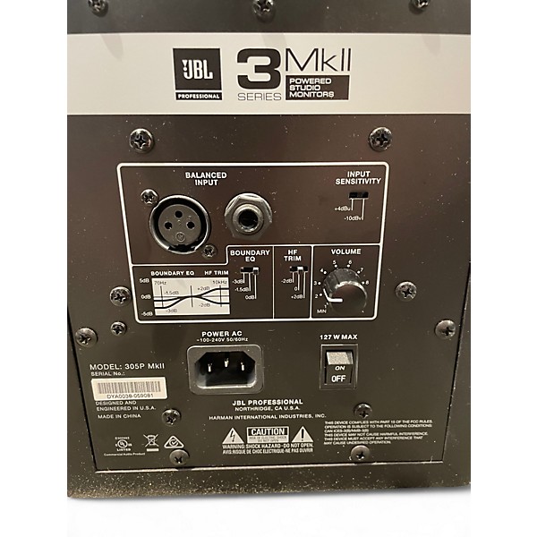 Used JBL 305P MK II Pair Powered Monitor