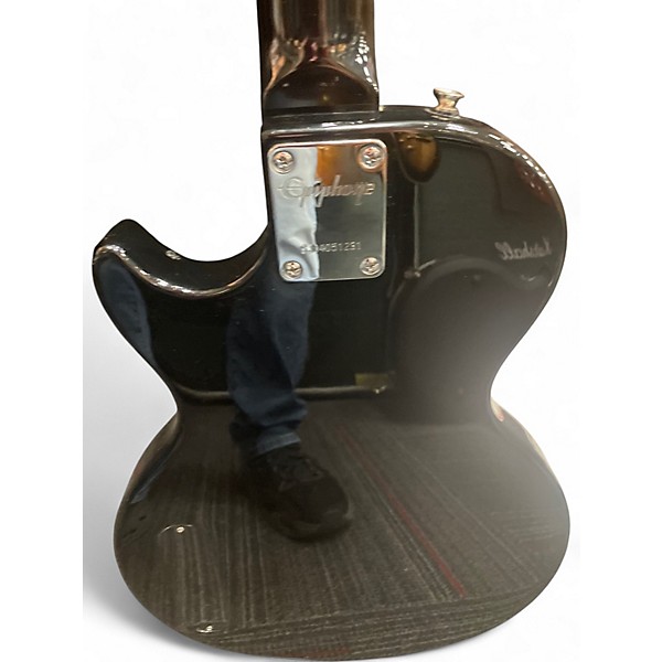 Used Epiphone Les Paul Junior Black Solid Body Electric Guitar