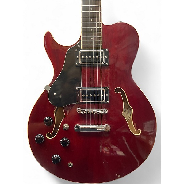 Used Samick RL2\LH\TR Red Hollow Body Electric Guitar