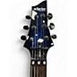 Used Schecter Guitar Research Omen elite 6 Floyd Rose Blue Burst Solid Body Electric Guitar