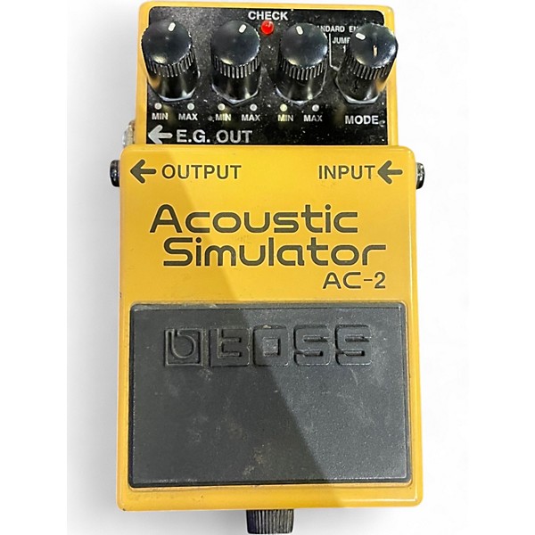 Used BOSS AC2 Acoustic Simulator Effect Pedal