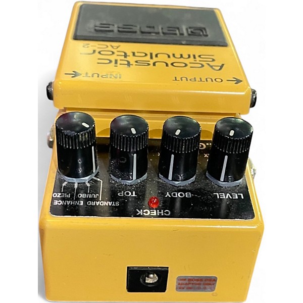 Used BOSS AC2 Acoustic Simulator Effect Pedal