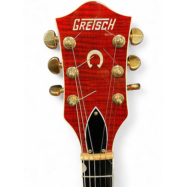 Used Gretsch Guitars G6120 Chet Atkins Signature Trans Orange Hollow Body Electric Guitar